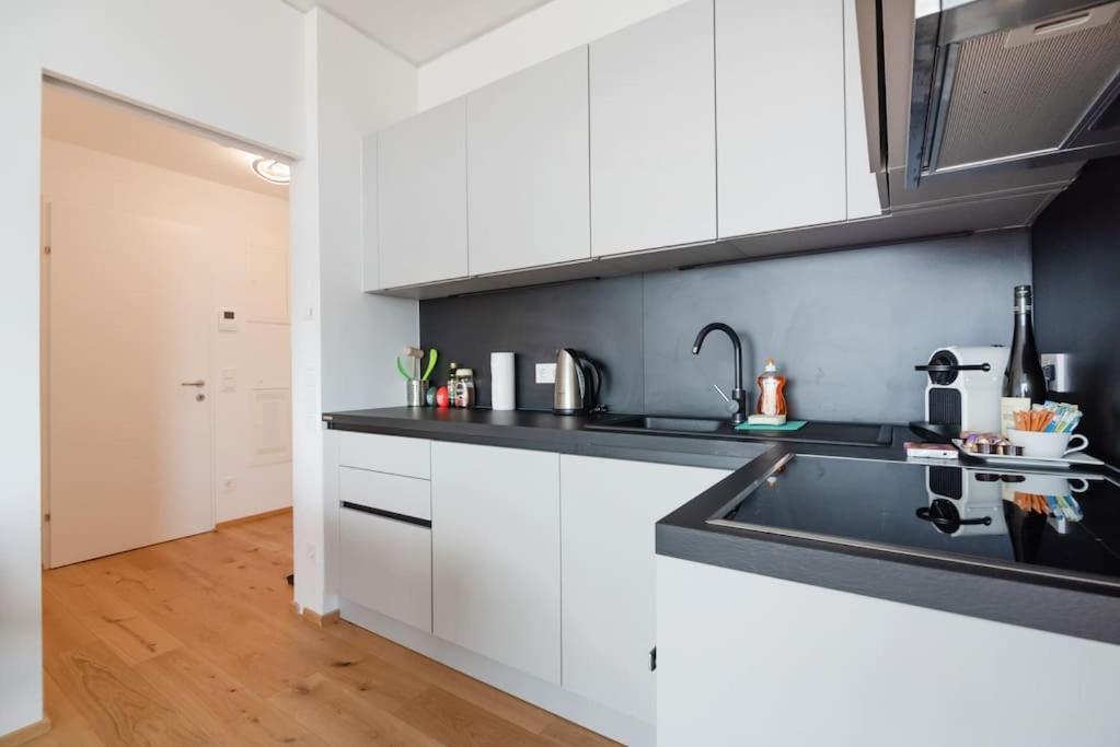 Hoch Hinaus, Neu Und Stilvoll Mit Pool Am Dach Apartment เวียนนา ภายนอก รูปภาพ